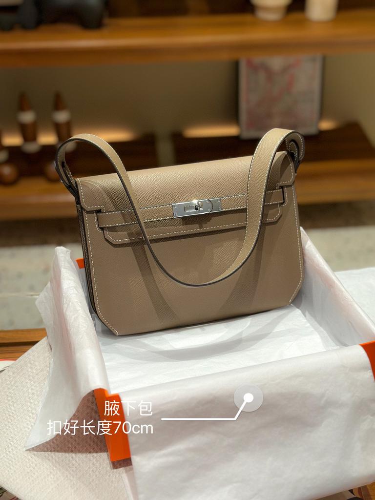 Hand-held Briefcase, Leather Single-shoulder Underarm Bag, Unisex Crossbody Messenger Bag