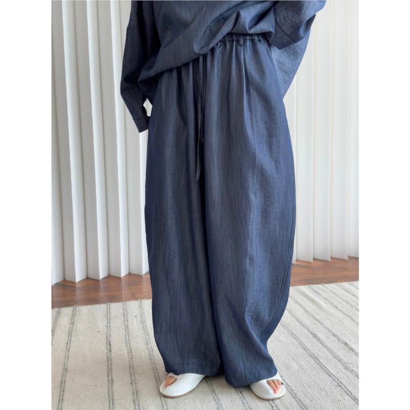 Johnature Spring Summer Japanese Lazy Casual Women Pants Simple All Match Comfortable Loose Harem Trousers