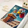 1Pc Minions Christmas Celebration Rug Office Carpet Indoor Outdoor Doormat Nonslip Soft And Comfortable Living Room Christmas Halloween Gift D91854