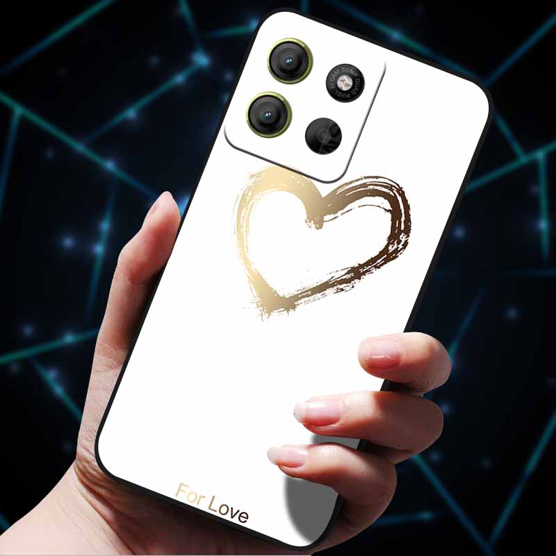 For Moto G15 4G Case Painted Cats Soft Silicone Lovely Back Case for Motorola Moto G15 Power G 15 Phone Cover MotoG15 etui Funda