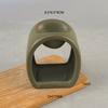 Ceramic Pure Black With Flower Holes Aromatherapy Stove Essential Oil Essential Oil Heating Stove