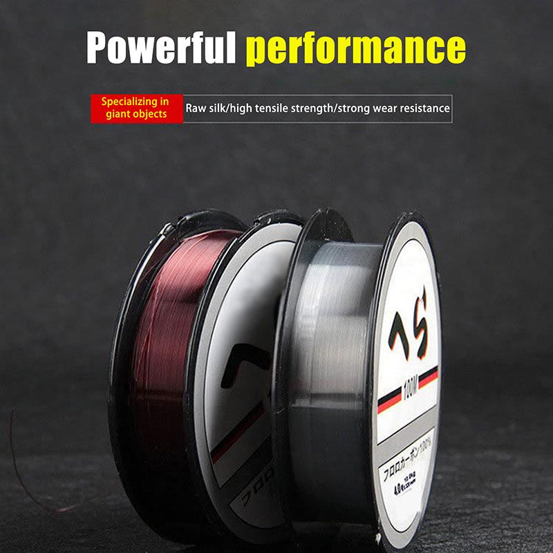 100 Meter Nylon Fishing Line Single Fiber Fluorocarbon Coating Fishing Line Sea Fishing Accessories