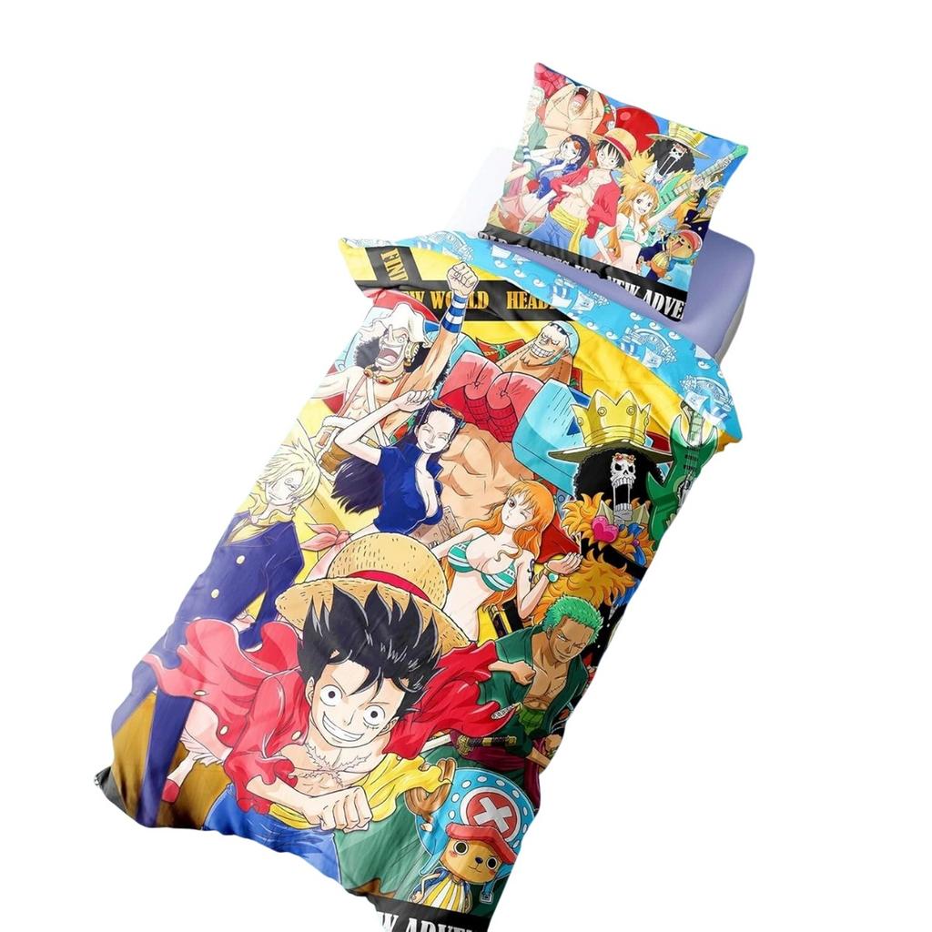 One Piece Straw Hat Crew Luffy Reversible Duvet Set