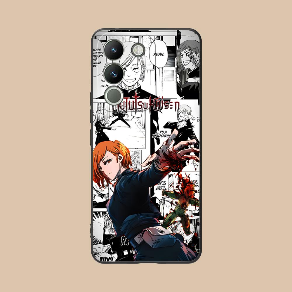 Jujutsu Kaisen Nobara Mobile Phone Case for VIVO V60 V50 V40 V30 V29 V27 V25 V23 Pro Lite 5G Colorful Printing Cover Smartphone