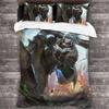 2/3Pcs Duvet Cover Pillowcase 3D Anime Arcane J-Jinx Bedding Set Single/Twi /Full/Queen King Size Kids Boy Girl Bedroom Gifts