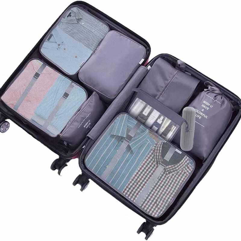 Changbaosen 9-Piece Foldable Travel Storage Bag Set