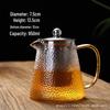 Heat-Resistant Thickened Glass Teapot with Stainless Steel Filter
