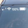 WIFI Signal & Battery Level Car Decal - Funny Windshield Phone Decoration