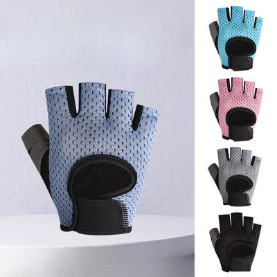 Half Finger Anti Slip Gloves with Shock Absorption Wear Resistance Anti Cocooning Sweat Absorption and Iron Lifting Sports Outdoor Riding