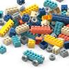 New Dual-Color Children's Building Blocks: Assembled Puzzle & Educational DIY Toys for Early Learning