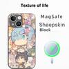 Coque de téléphone motif anime classique fille mignonne Re zero Pour iPhone 17 16 15 14 13 12 Plus Pro Max Haut de gamme Luxe Magsafe Peau de mouton