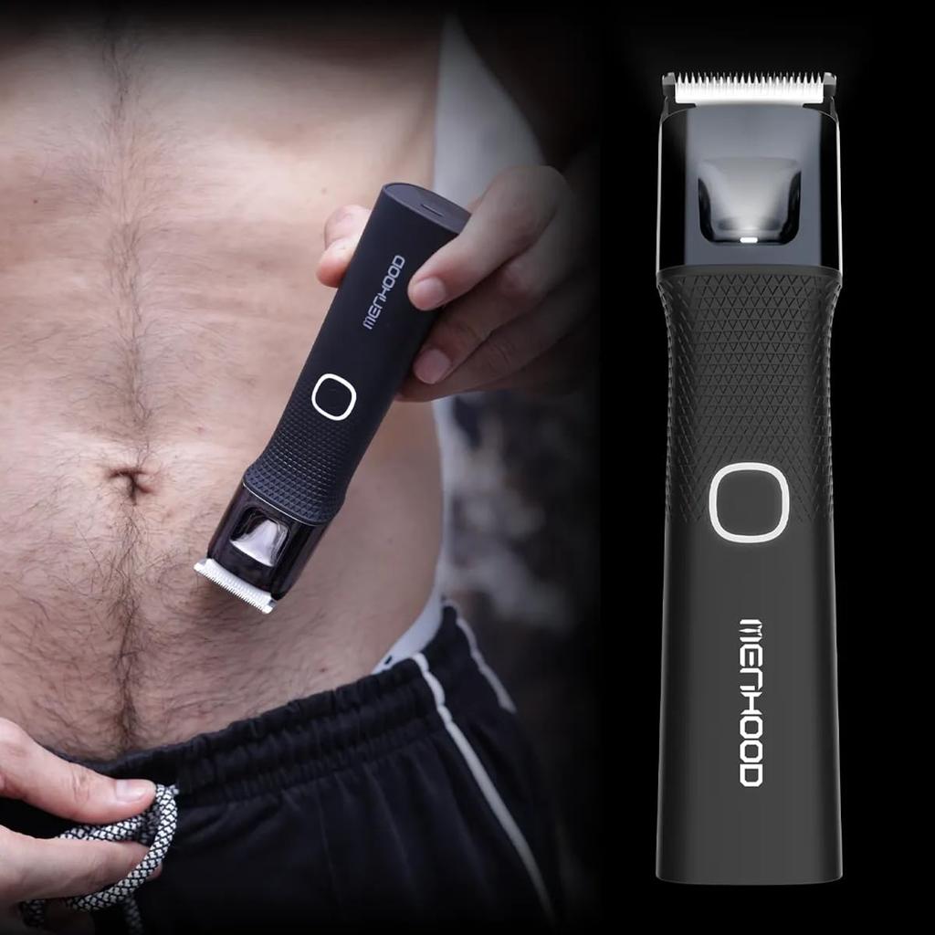 MENHOOD Grooming Trimmer Ultra For Men Multi-Purpose Trimmer For Groin,Body,Ear&Nose,Beard Hair|Rechargeable|Waterproof|Fast Charging|180 Min Run-Time