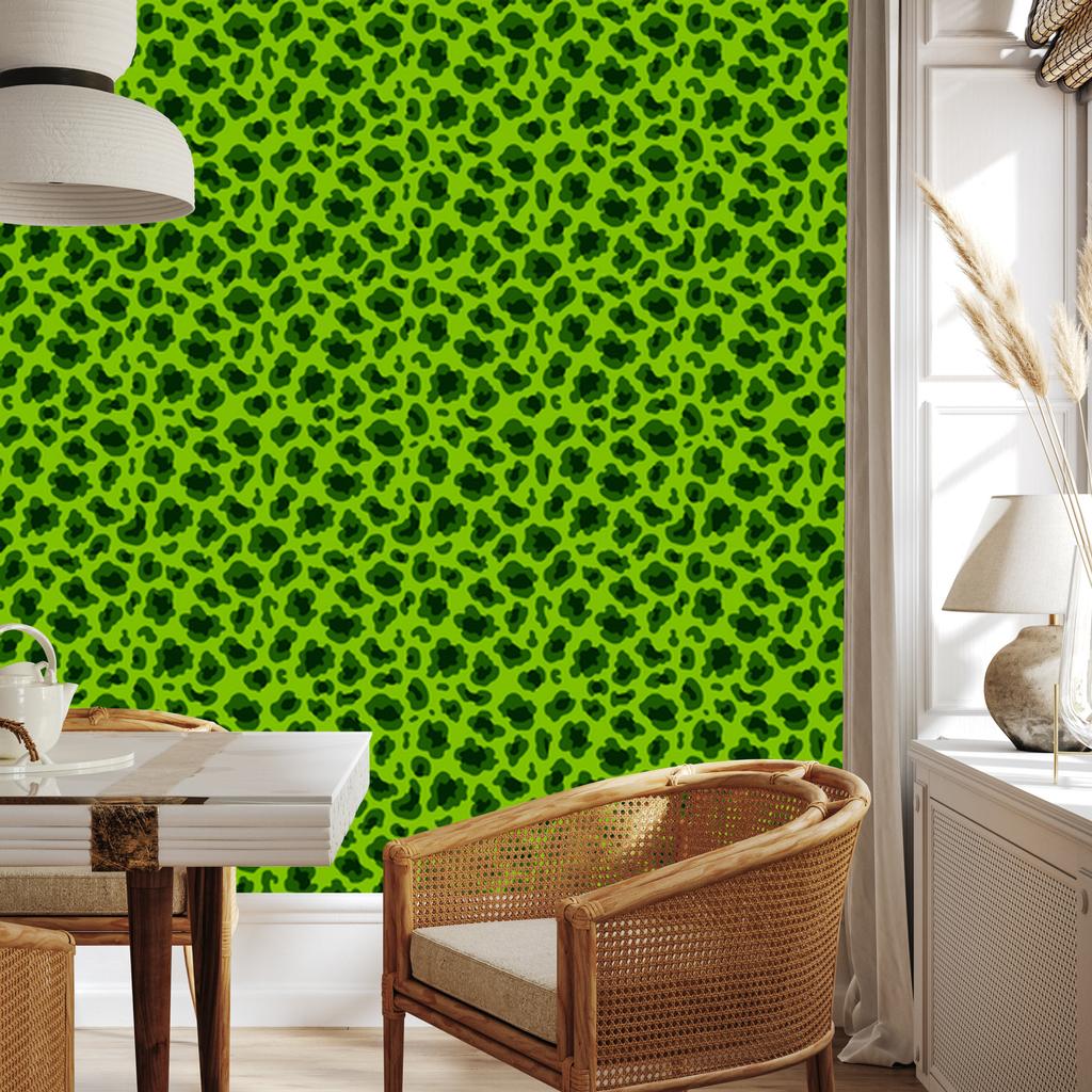 Lime Green, Bottle Green and Green Leather Wallpaper 50x1000