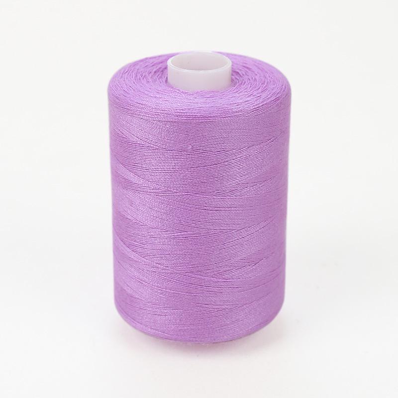 Hilo de Coser de Poliéster de Alta Velocidad 402 - 1000 Yardas, Colores Arcoíris, Ideal para Proyectos de Costura Casera y a Mano