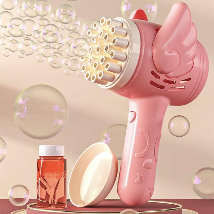 Hot-Selling Automatic Luminous Gatling Bubble Gun - Perfect Toy for Kids