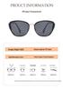 2026 Women's Trendy High-End Cat Eye Polarized Sunglasses - Slimming Effect & UV Protection