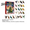 Detailed Animal Shaped Decors 24 Day Bird Advent Calendar with 2D Flat Acrylic Hanging Pendants Christmas Countdown Ornaments Calendar Ornament for