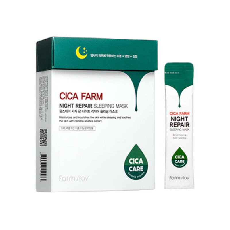 Farmstay Cica Farm Night Repair Sleeping Mask 4ml × 20