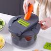 Manual Multi-functional Vegetable Dehydrator Set with Slicer Salad Spinner Vegetable Slicer  Fruit