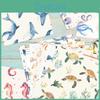 Creatures Marine Flamingos Ice Cream Patterns Gifts Decorative Paper Packaging