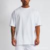 Cotton Short, Wide, Short Sleeved High-quality Off Shoulder Loose Round Neck T-shirt for Men