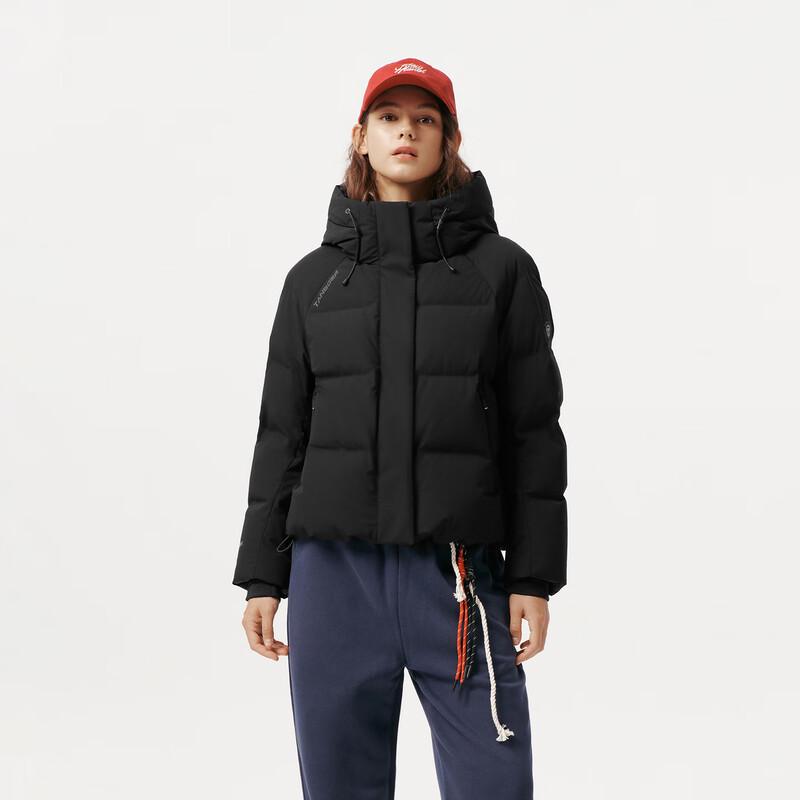 Tanboer Women's Hooded Goose Down Short Puffer Jacket TB5550302Z