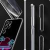 Flamingo Neon Flower Wave Art Phone Case For Samsung Galaxy S22 S21 S20 FE Ultra 5G S10 S10E S9 S8 Plus Note 10 20 Clear Cover