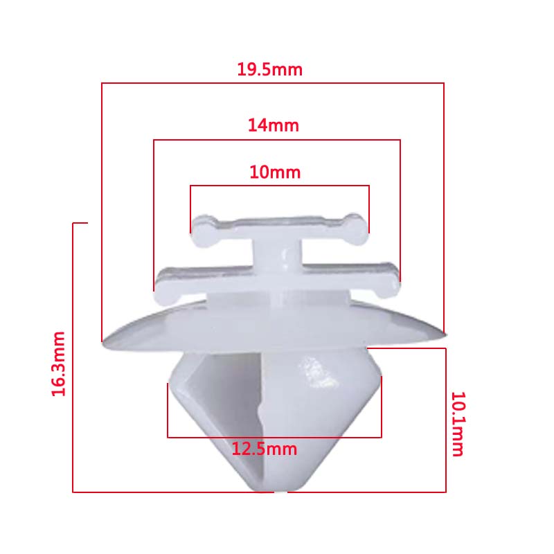 ExteriorDoorSideMouldingBumpstripTrimClip For Peugeot 106 206 207 306 307 806 1007 Partner Expert Citroen C2 C3 Pluriel Picasso Berlingo Saxo Dispatch