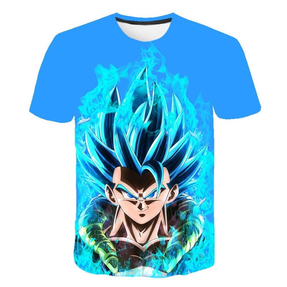 Dragon Ball T-shirt Anime T shirts Child Tees Cartoon Goku T Shirts men Clothes Children's Tops aldult Summer Soft Short Sleeve
