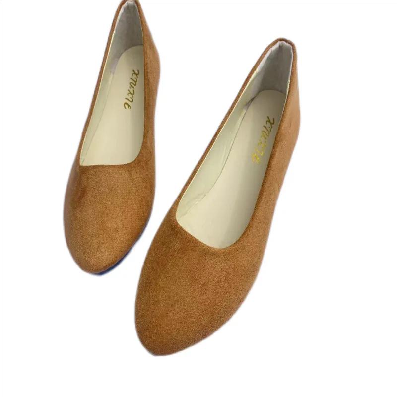 Plus Size 35-43 Women Shoes Candy Color Spring Shoes Woman Slip On Casual Flats Ladies Shoes Autumn Loafer Zapatos Mujer Female