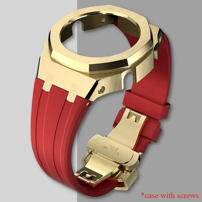 Gen4 Metal Case Bezel Frame GA2100 GAB2100 Casioak Mod Kit Modification Frame For GA2110 Metal Rubber Strap Accessory Wholesale