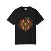 Apple Orrery Clockwork Fantasy T-Shirt Black Front Print Comfort Colors 1717