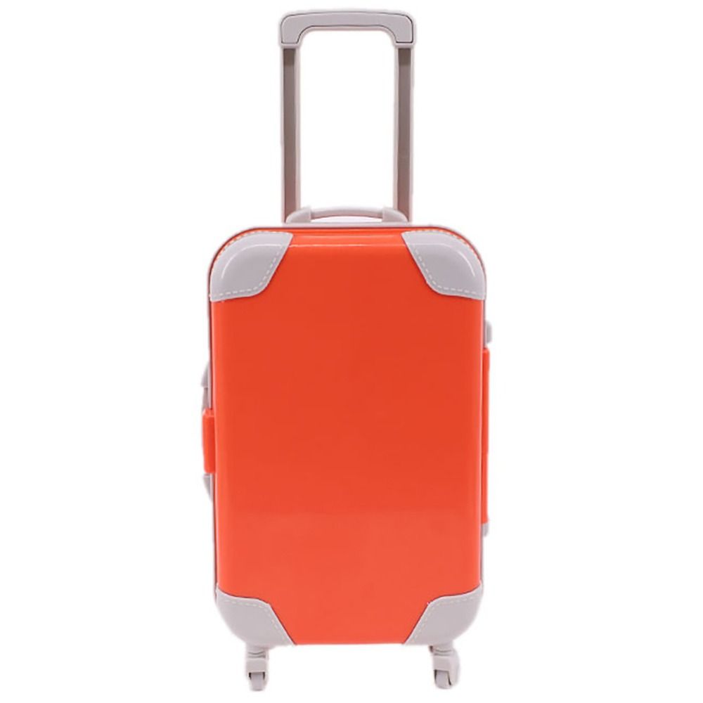 Creative Scene Model For 18Inch Miniature Luggage Doll Trolley Trunk Playing House Dolls Accesories