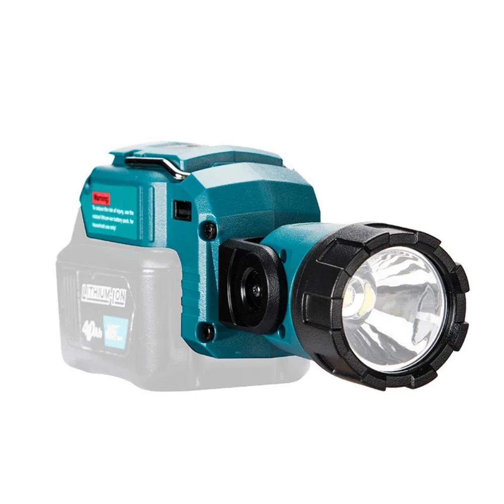 MT Universal Rotating Light for Makita 10.8-12V Flush Mount Li-Ion Batteries DCL510 Flashlight Work Light for Emergency Lighting