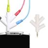 3.5mm Earphone Headphone Audio Splitter 1 Male to 2 3 4 Female Y Port Cables