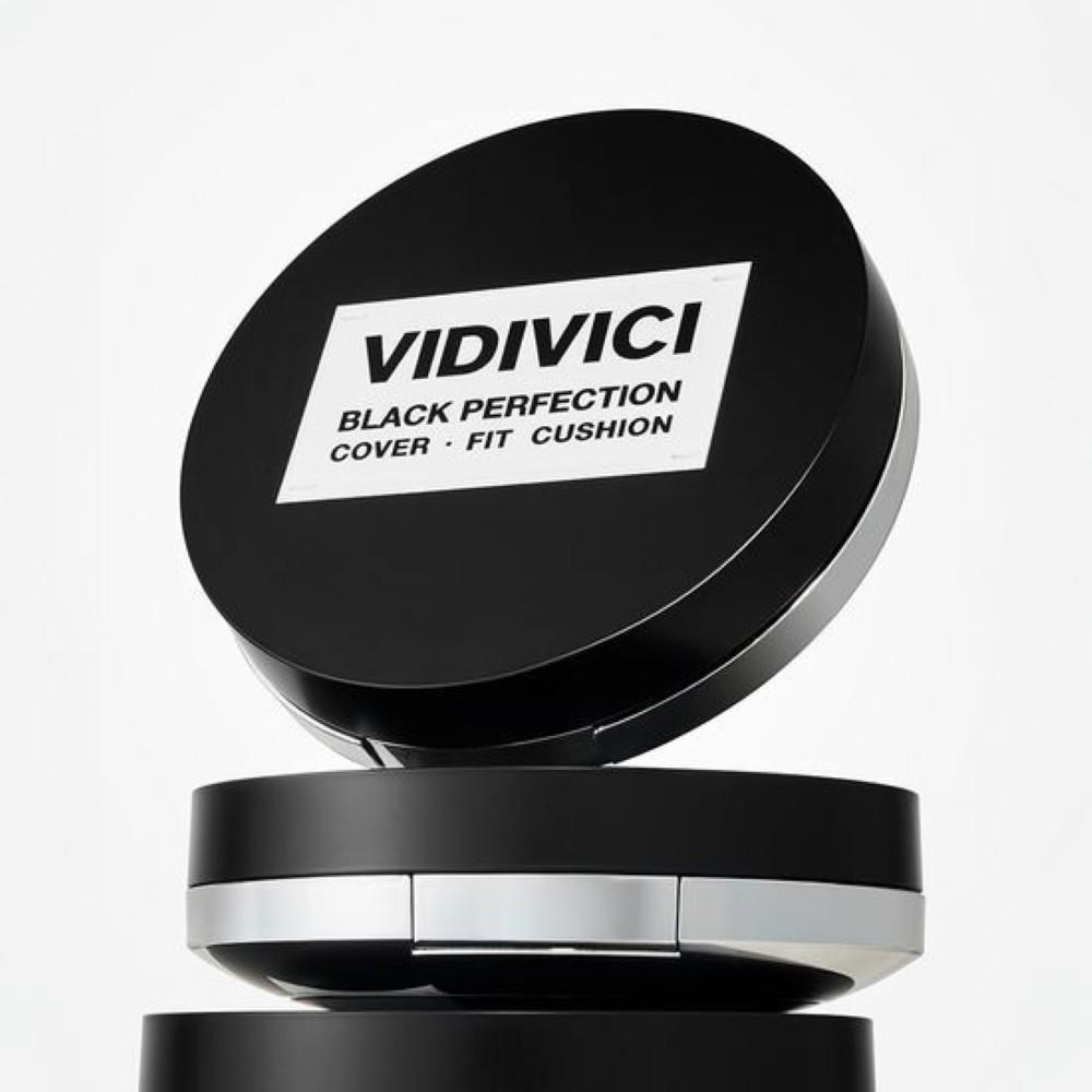 VIDIVICI Black Perfection Cover Fit Cushion Set (+Refill) 13g
