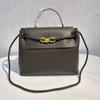 Cross-border explosion Andiamo leather handbag 2025 new old money style high-end women's cowhide tote bag