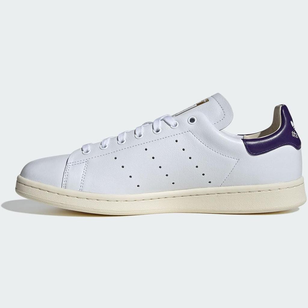 Adidas Stan Smith Lux Footwear Size Sneakers, White/College Purple/Cream White, ID1415, 28.5cm