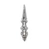 Punk Metal Exoskeleton Index Finger Joint Bone Ring Gothic Rock Machinery Fingertip Ring Long Finger Rings Cosplay Jewelry Gift