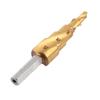 4mm-12mm HSS Step Drill Bit Spiral Flute Step Drill Bits Stepped Cone Drill Bit  Drilling Tool