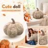 Halloween Pumpkin Plush Throw Stuffed Animal Cushion for Couch and Bedroom Decor