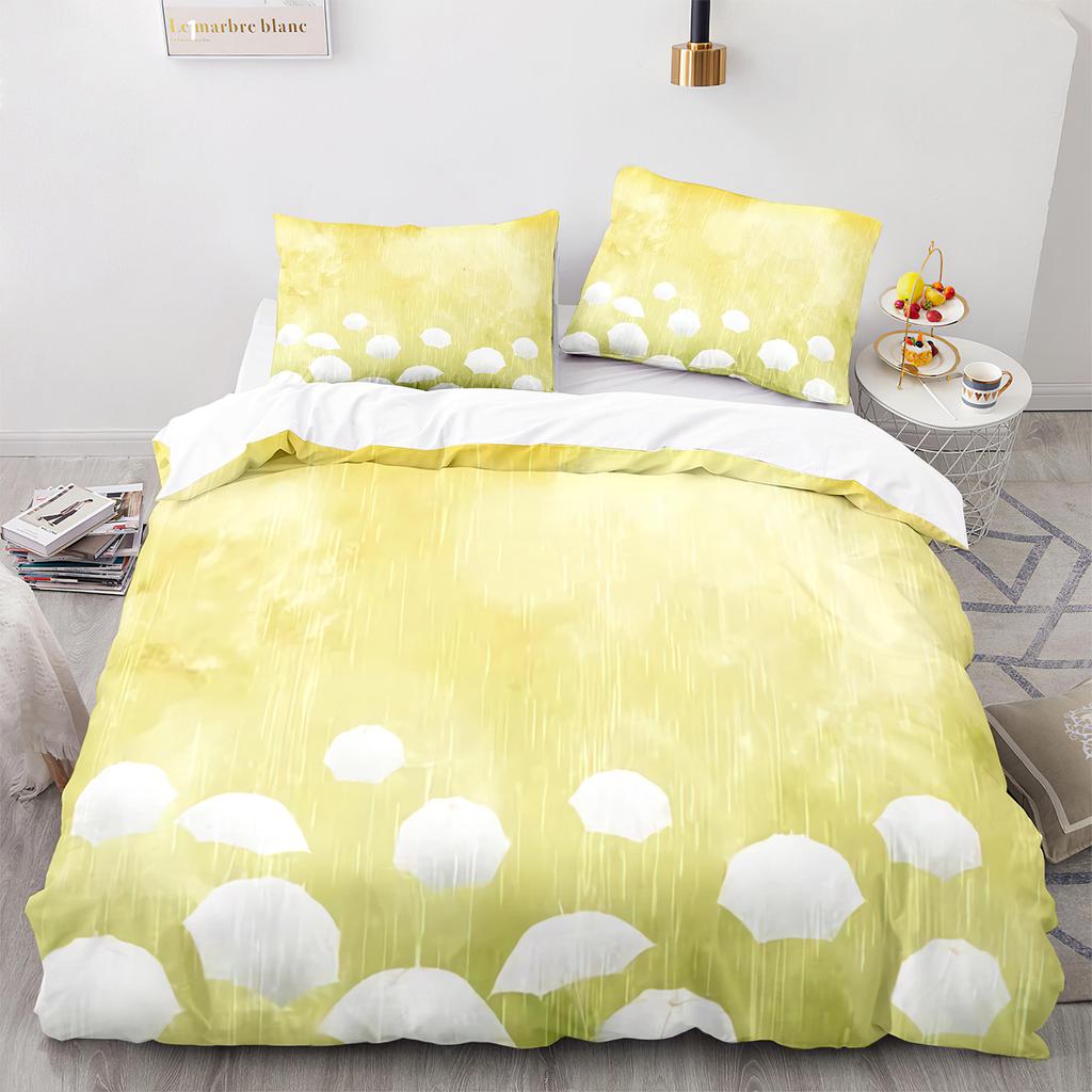 Ukiyo-e Duvet Cover Set King Queen Full Size  Theme Wave Pattern Polyester Bedding Set Fuji Mountain Exotic Abstract Style