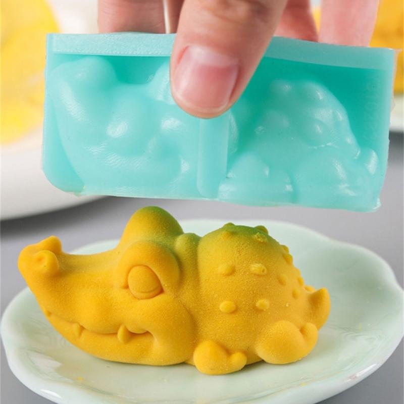 Crocodiles Silicone Cake Mold Dishwasher Safe Birthday Party Cooking Accessories For Family