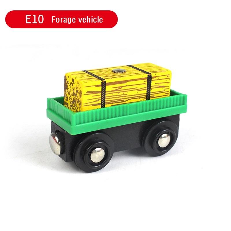 Non-Toxic Wooden Magnetic Train Kids Train Toy Anime Locomotive Car Toys Wooden Track Train Railway Vehicles Children Birthday Gifts