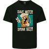 Save Water Drink Beer Funny Alcohol Larger Kids T-Shirt Childrens