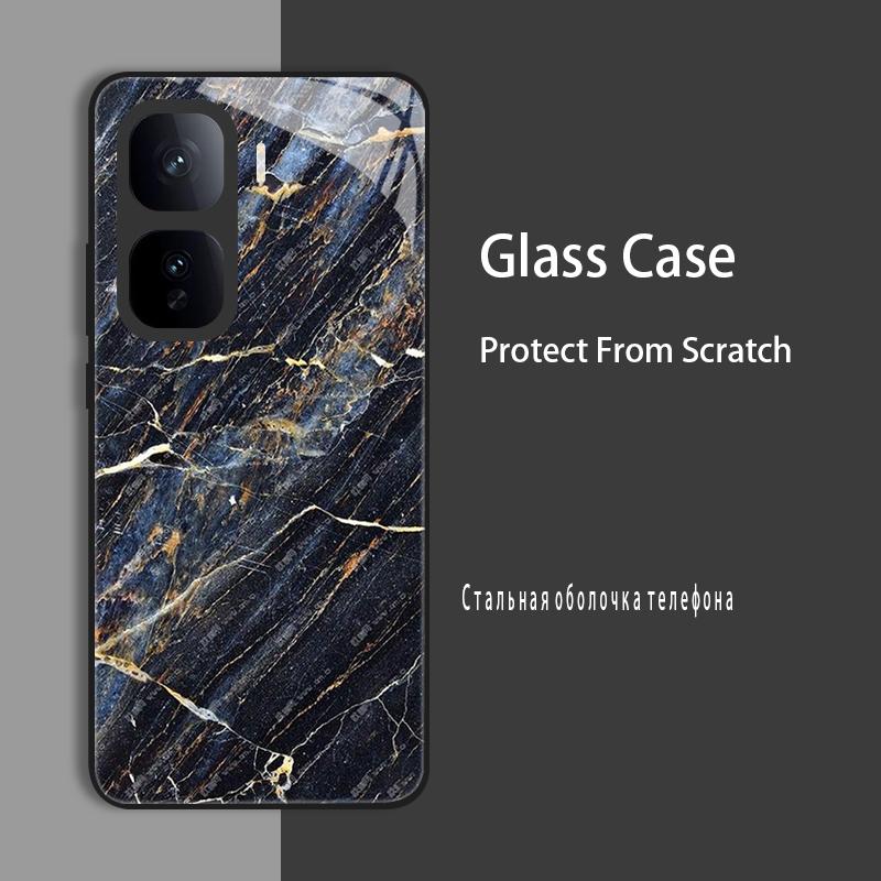 For Vivo IQOO Neo 10 Pro Neo10 Case Cover Tempered Glass Case Hard CoqueBumper For iQOO Z9 Turbo Z9S Pro Z9X Protect Case