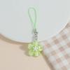 Transparent Transparent Bag Phone Chains Solid Color Kawaii Pendent Accessory  Handbag Decoration