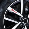 Akcesoria samochodowe Emblemat PVC Naklejki na bok karoserii felgi kół do Skoda Yeti Fabia Octavia 3 2 a5 a7 Kodiaq Karoq Kami Rapid