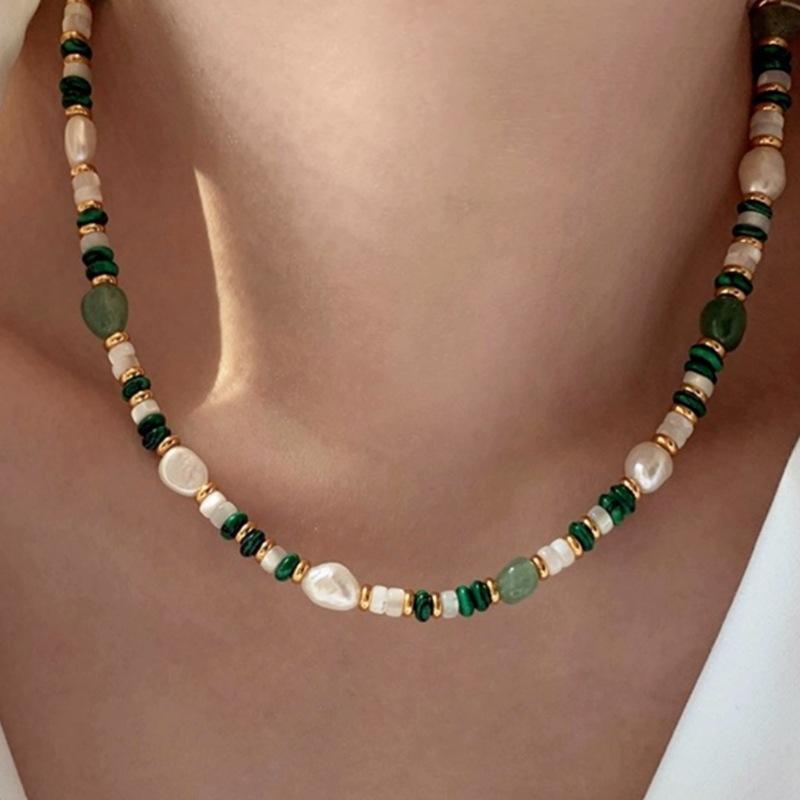 

Модное ожерелье для женских украшений зелёный