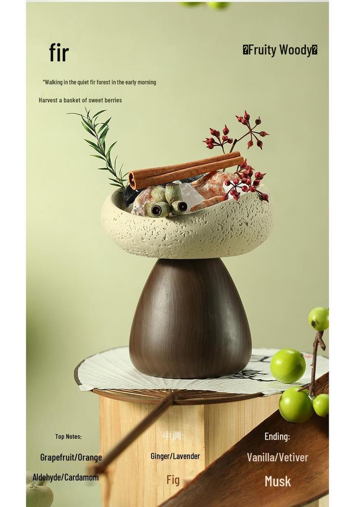 Aroma Stone Essential Oil Diffuser Gift Box - Long-Lasting Indoor Air Freshener & Hotel Ornament with Customizable Fragrance 